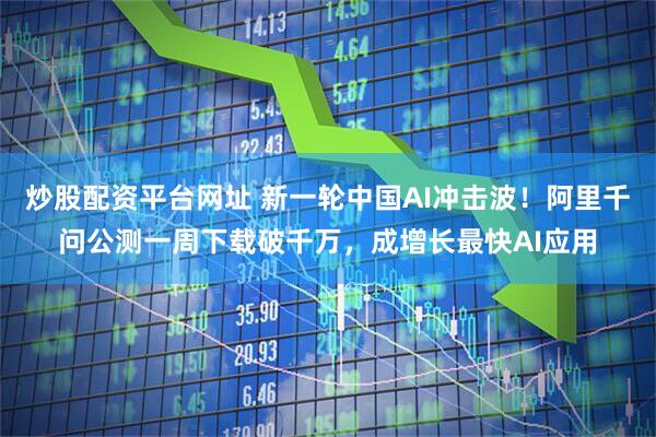 炒股配资平台网址 新一轮中国AI冲击波！阿里千问公测一周下载破千万，成增长最快AI应用