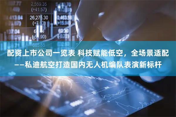 配资上市公司一览表 科技赋能低空，全场景适配——私迪航空打造国内无人机编队表演新标杆